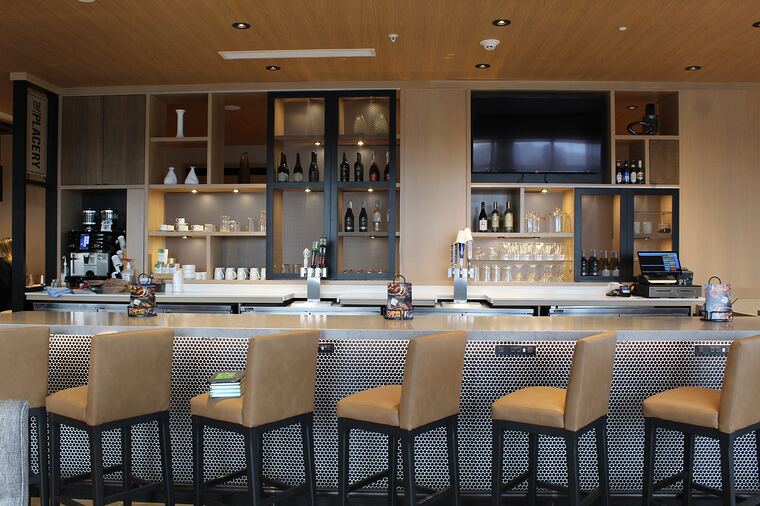 Hospitality bar with seating